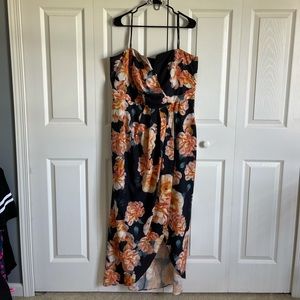 City Chic Floral Maxi Dress size 18
